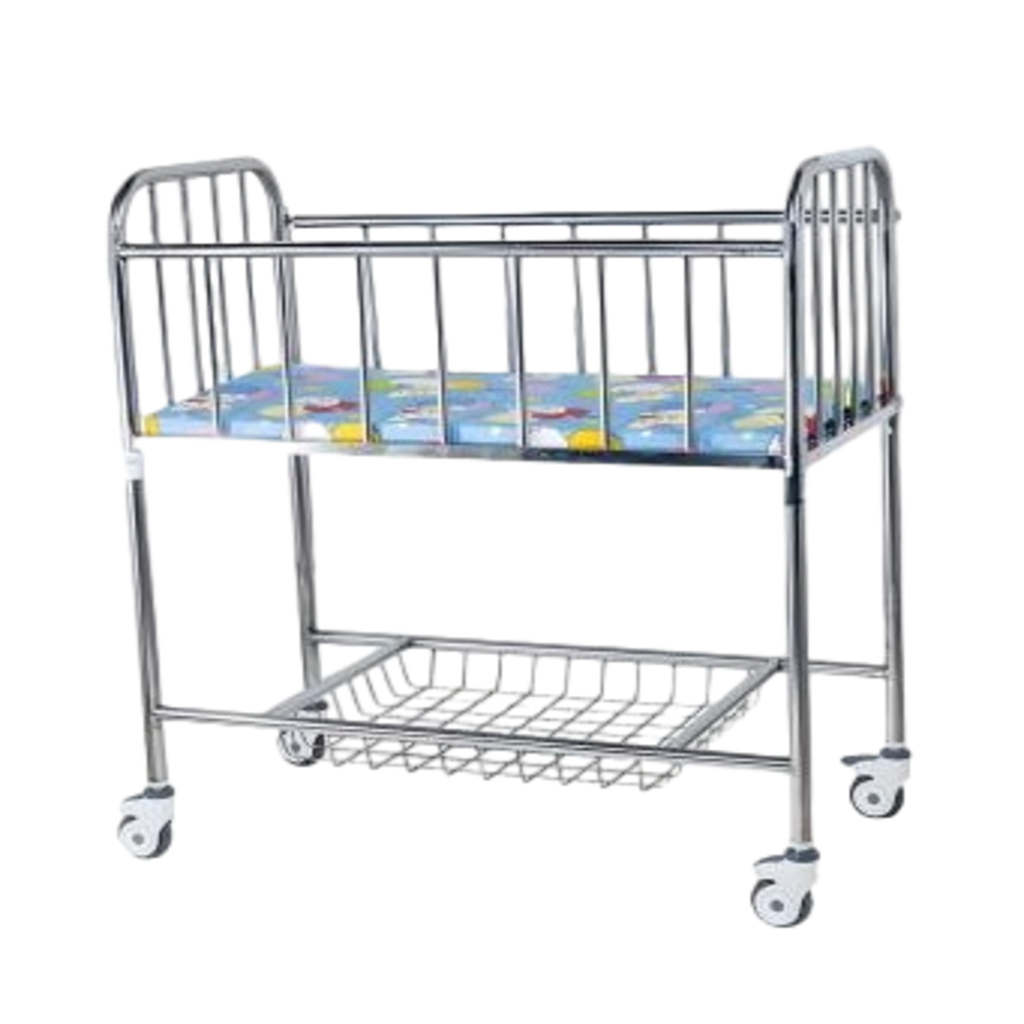 Stainless Steel Baby Cot<br><span style="font-size:15px; color: #7d879c;"> I-SEA-B9</span>